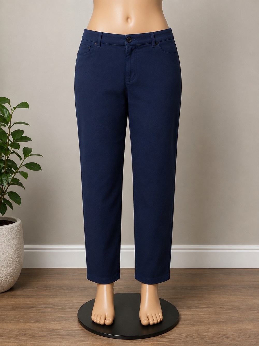United Colors Of Benetton Women's Navy Straight Jeans Blue/Navy (14)